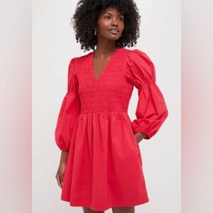 Tuckernuck Pomander Red Brinkley Mini Dress, XS, NWT